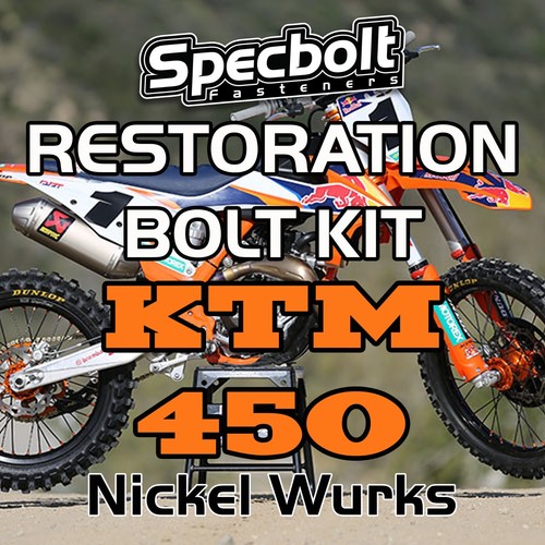 Nickel restoration bolt kit - nickel,