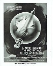 Advertising 0921 1952 Allinquant Auto Thermostatic Shock Absorber 