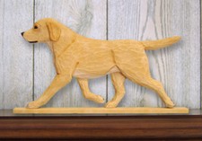 Plaque Décorative Murale Labrador Jaune