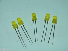 LOT DE 5 LED JAUNE DIAMETRE