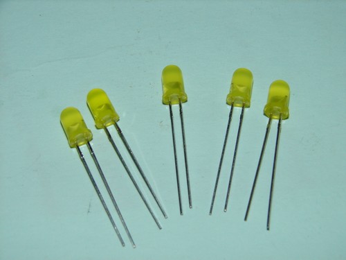 Lot led jaune diametre - 5,