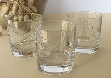 Lot 3 verres whisky CRISTAL