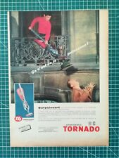 023 OLD ADVERTISEMENT - ADVERTISING ADVERT 1960 34x25cm vacuum cleaner broom Tornado