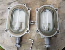 Pair of Legrand A. HUBLOTS. T. X.  VINTAGE INDUS LOFT Marine Corsive