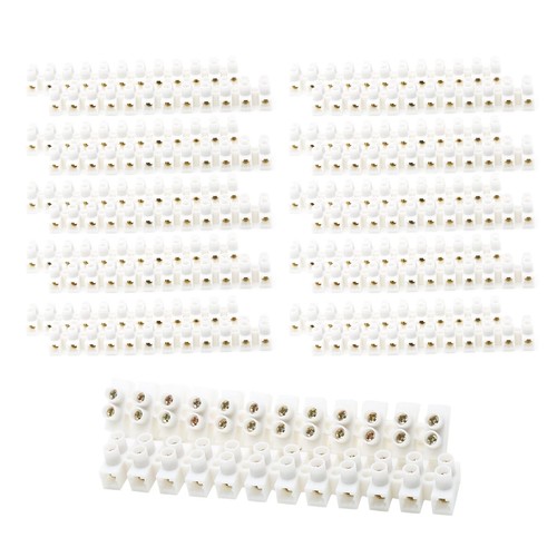 Pcs white terminal block - white,