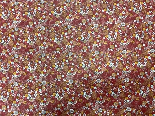 Tissu coton imprimé fleuris - tissu,