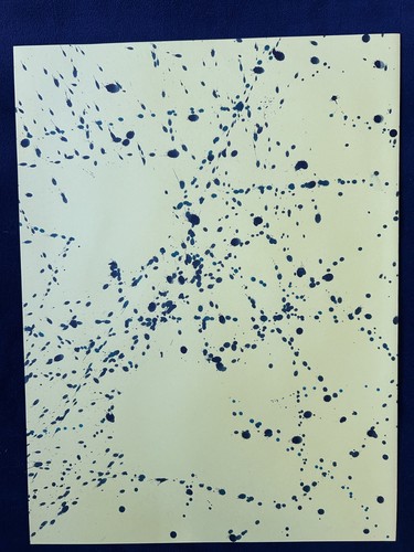 Art contemporain encres sur