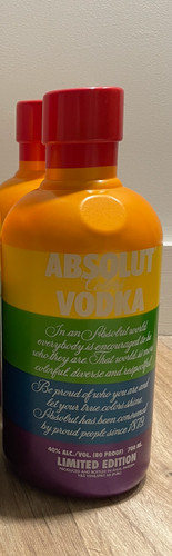 Absolut vodka colors 700ml - colors,