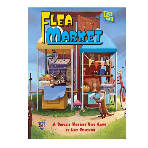 Marché aux puces jeu - un, de