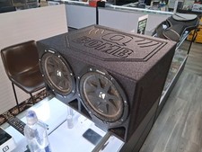 Subs Wooffers Q Bomb Fiberglass Box New Ported.