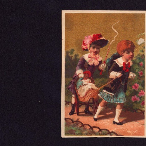 Image chromo période 1880 - image,