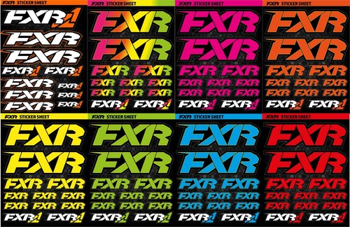 Fxr autocollant feuille - 2,