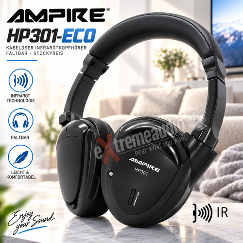 Casque infrarouge sans - , fil