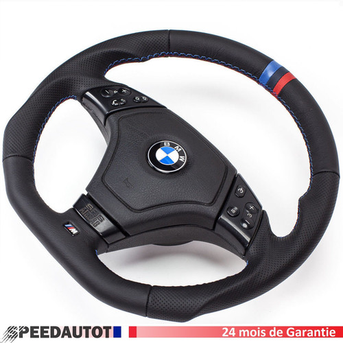 Volant aplati cuir bmw e46 - aplati, en