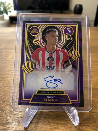 Granit xhaka auto - auto, topps