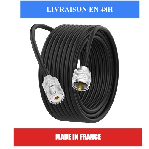 Câble coaxial pl259 - pl259, uhf