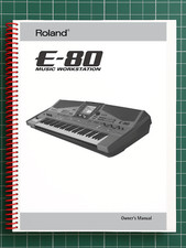 Roland E-80 — 3 in 1 Owners