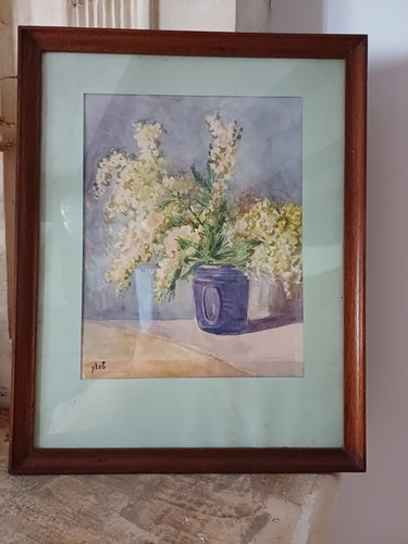 Peinture sur dessin bouquet - sur, dessin"