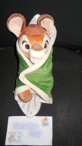 Doudou peluche bambi faon - doudou,