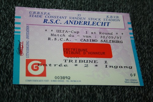 Ticket rsca anderlecht v - rsca,