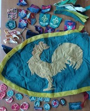 Lot OLD FABRIC BADGE SCOUTS OF FRANCE - SCOUT - SCOUTING