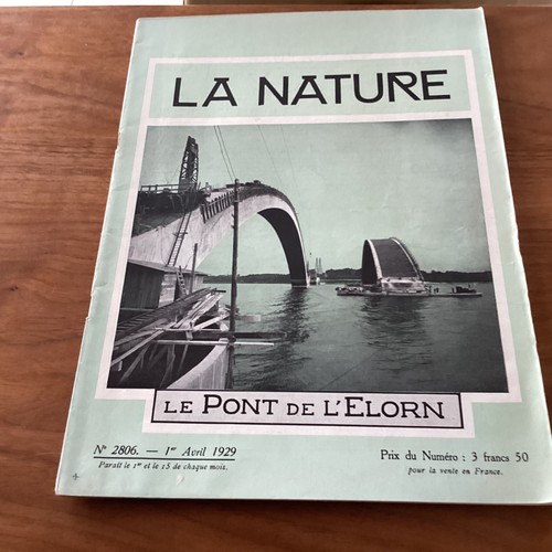 Revue nature 1929 pont - la, en