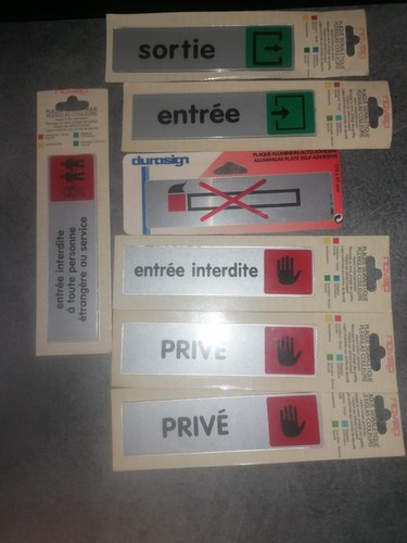 Lots plaque signaletique - lots,