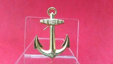 Gold navy anchor slat fixation (H: 4 cm) Coinderoux Paris?5a.