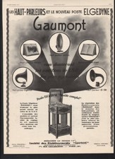 1927 HAUT PARLEURS ELGEDYNE PHONOGRAPH MUSIC DANCE LOTUS SPEAKER SOUND 21536