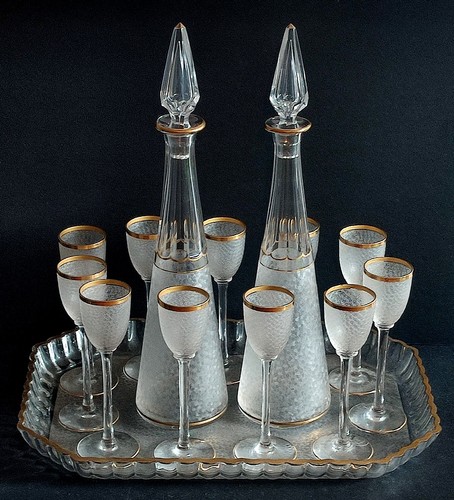 Service liqueur cristal de - a,
