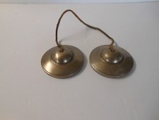 Old Pair Tibetan Buddhist Ritual Tingsha Cymbal Bells