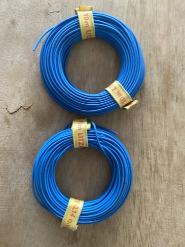 Lot bobines câble bleu - lot, 2