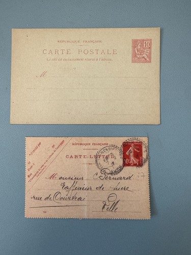 Lot entiers postaux - entiers,