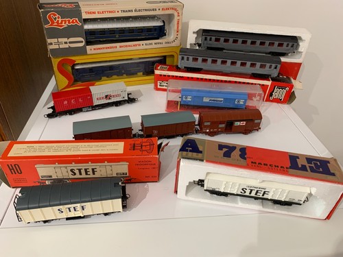 Lot wagons jouef et - de,