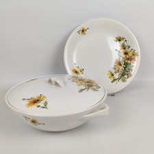 Soupière Art Déco & Plat De