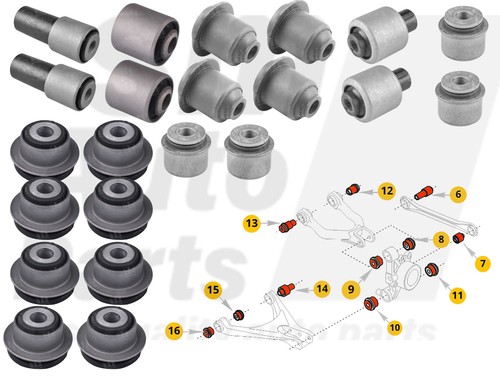 Kit silent bloc suspension - silent,