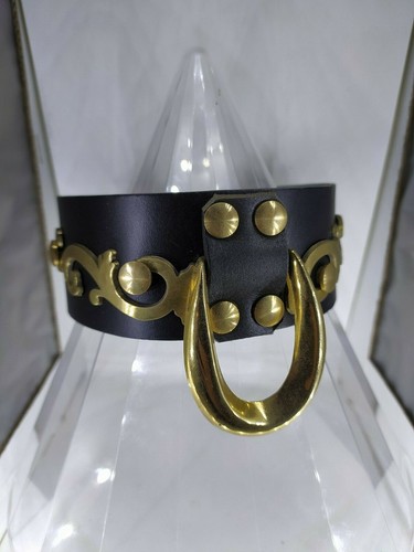 Collier ras cou - ras, cuir