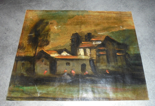 Ancien peinture huile - ancien, l'huile