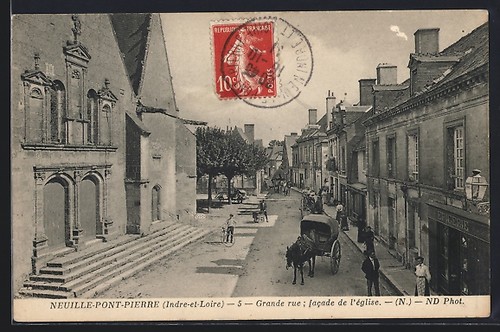 Cpa neuille pont pierre - cpa, neuille-pont-pierre