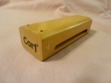CORT PICCOLO WOODBLOCK - 6 1/2" X 2 1/4" X 1 3/4" - 4 MOUNTING HOLES