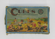 DV11832 OLD WOODEN CUBES SET SEASONS SUMMER AUTUMN WINTER SPRING REF 15