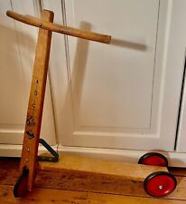 Wooden scooter A B C Baby Vero. Vintage Kids Patinette