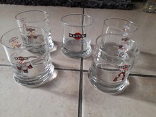LOT DE 4 VERRES MARTINI ROSSO