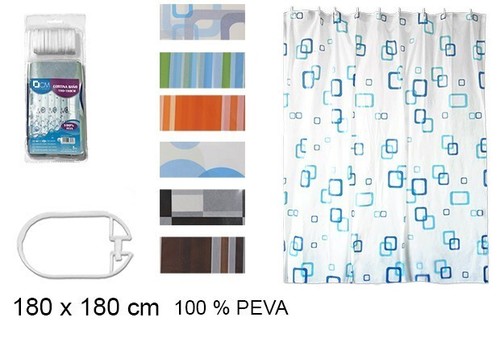 Rideau douche peva - rideau, en