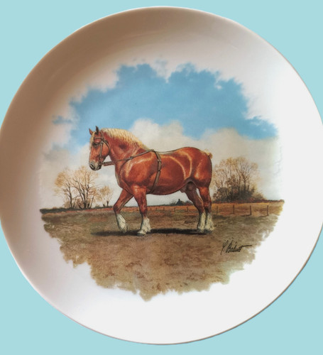 Assiette déco porcelaine