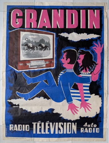 Affiche publicitaire radio - affiche,