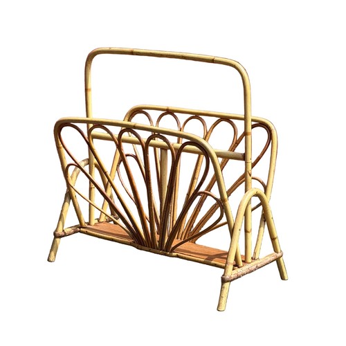 Porte revues vintage bambou - revues,