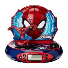 LEXIBOOK - SPIDERMAN - Radio Réveil Enfant avec Projections d'Images