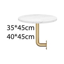 Table d'appoint ronde murale