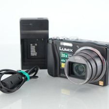 Panasonic DMC-TZ30 Digital Compact Camera 14.1MP Black Digicam CCD GPS Zoom